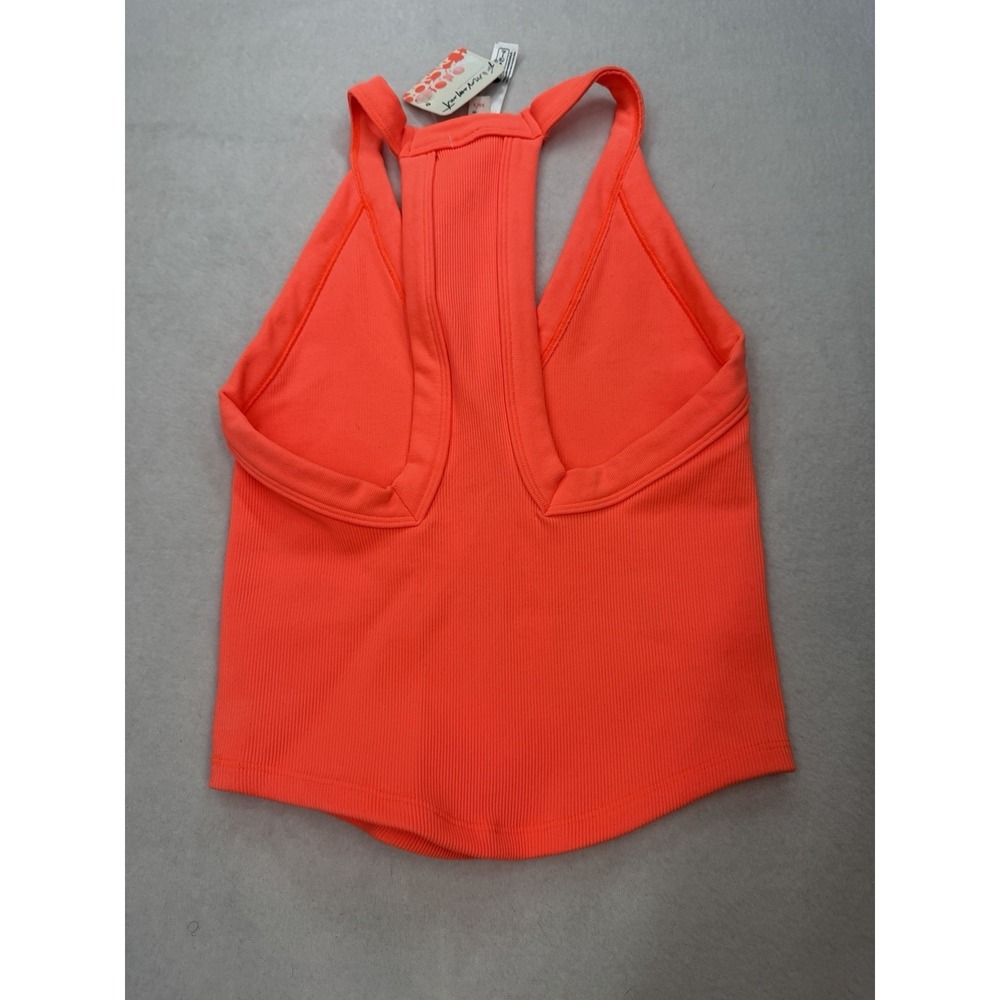 Free People Movement Women's All Clear Cami Neon Coral XS/S NWT *read - Picture 3 of 7
